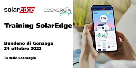 24.10.2022 Corso SolarEdge in Coenergia dedicato a SolarEdge Home