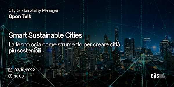 EIIS Open Talk: Smart Sustainable Cities