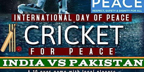 Pakistan - India Cricket Match for Peace primary image