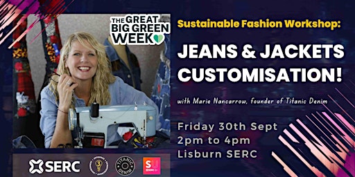 Sustainable Fashion Workshop: Denim jeans & jackets customisation!