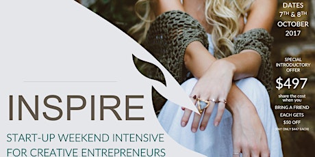 INSPIRE: Start-Up Weekend Intensive for Creative Entrepreneurs primary image