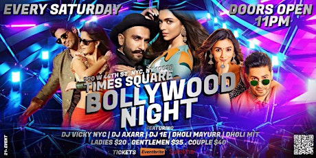 Bollywood Nights Desi Party NYC  @Times Square