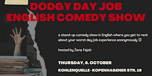 Dodgy Day Job - English Comedy Show