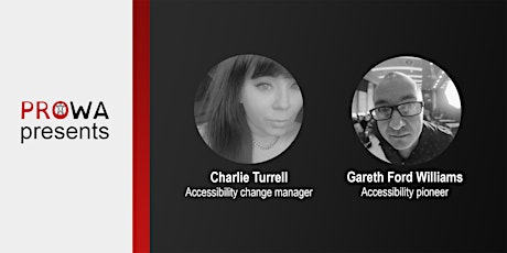 Charlie Turrell & Gareth Ford Williams: Accessibility Talks & Networking primary image