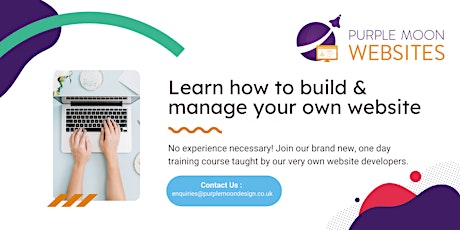 Learn how to build & manage a website - 1 day course