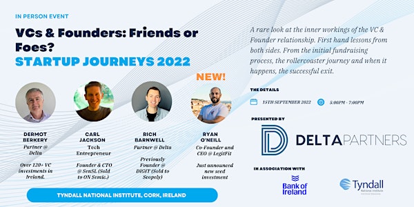 Delta Presents: VCs and Founders - Friends or Foes?