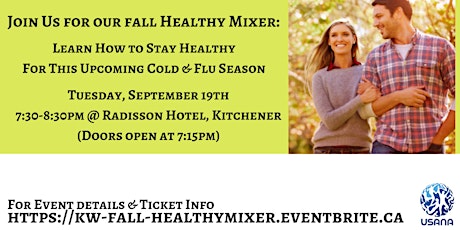 Fall Healthy Mixer ~ Prepare for the Cold & Flu Season primary image