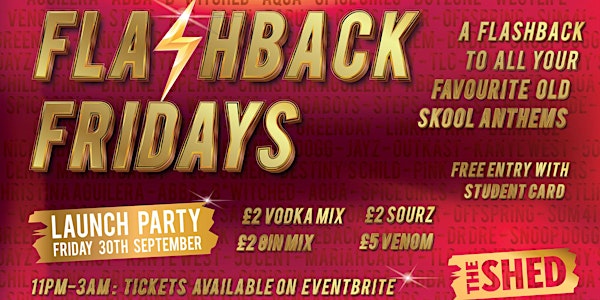 Flashback Fridays - Launch Party