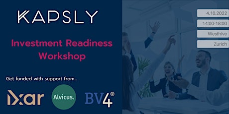 Hauptbild für Investment Readiness Workshop