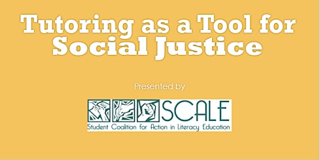 Tutoring as a Tool for Social Justice primary image