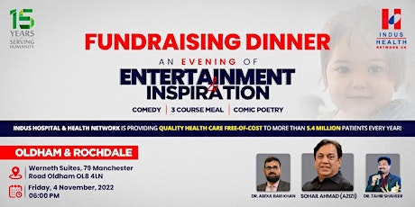 Oldham & Rochdale Fundraising Dinner - An Exclusive Evening with Azizi primary image