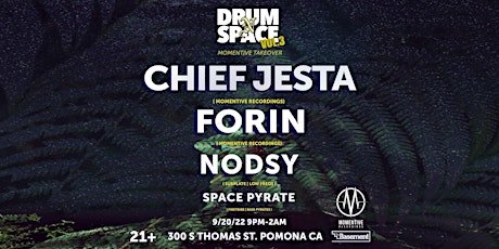 SPACE TACO presents DRUM N SPACE Vol. 3 !! Momentive Recordings Takeover !!