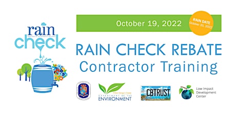 Day1:Fall 2022 Prince George’s County Rain Check Rebate Contractor Training