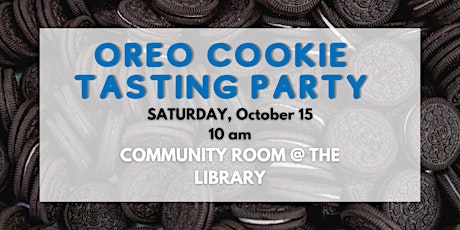 Oreo Cookie Tasting Party