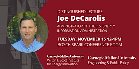 Distinguished Lecture: Joseph DeCarolis
