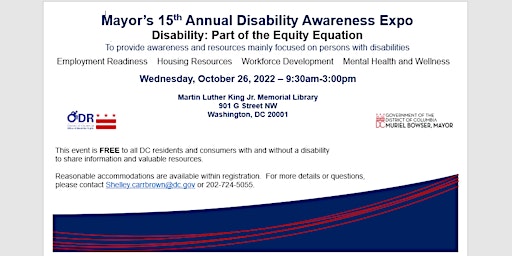 Mayor’s 15th Annual Disability Awareness Expo