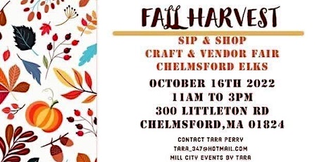 Fall Harvest Craft and Vendor Sip & Shop