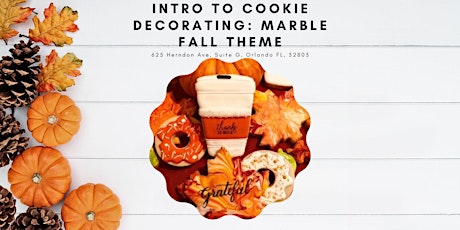 Intro to Cookie Decorating: Marble Fall Theme