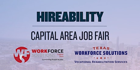 2022 Texas HireAbility Capital Area Job Fair vendors (in person)