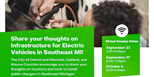 Southeast Michigan EV Charging Stations Public Listening Sessions