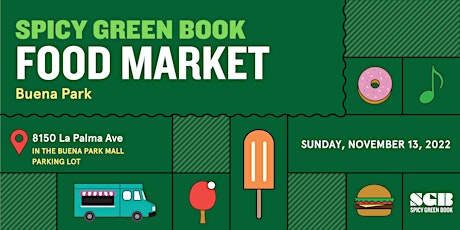 Spicy Green Book Outdoor Food Market