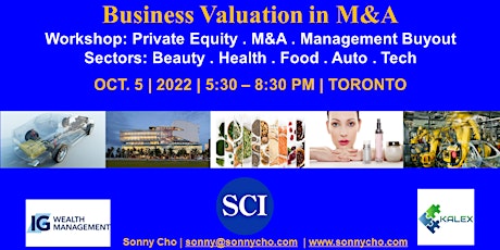 SCI Biz Valuation in M&A Workshop primary image