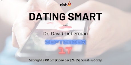 Dating Smart with Dr. Lieberman | Open Bar | Dinne primary image