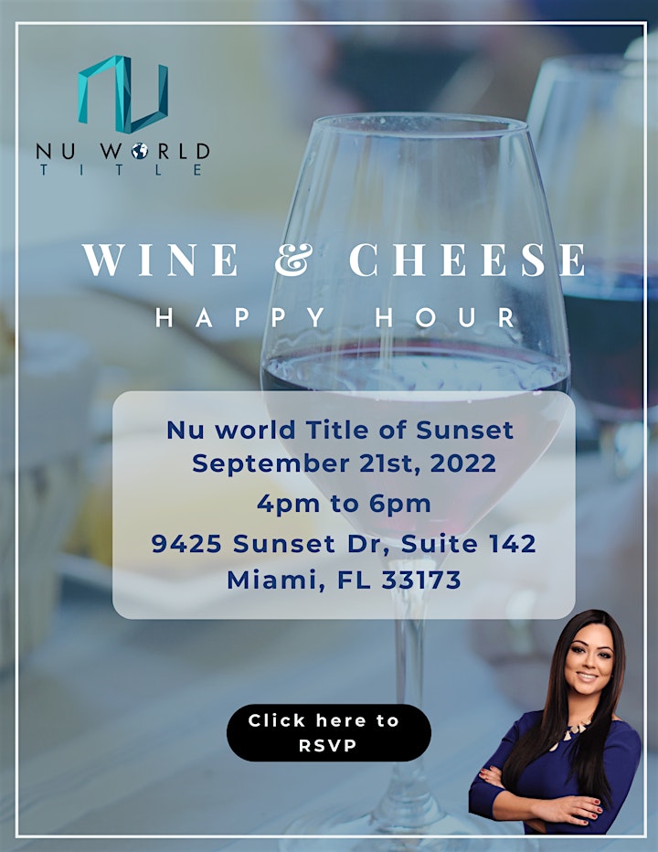 Wine and Cheese Happy Hour image