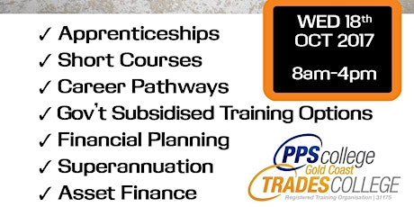 Gold Coast Trades College Careers and Business Expo - Free primary image
