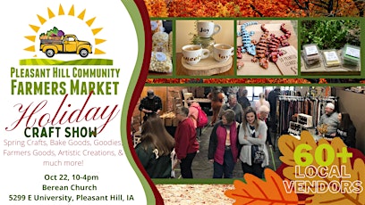 Pleasant Hill Community Farmers Market Holiday Craft Show