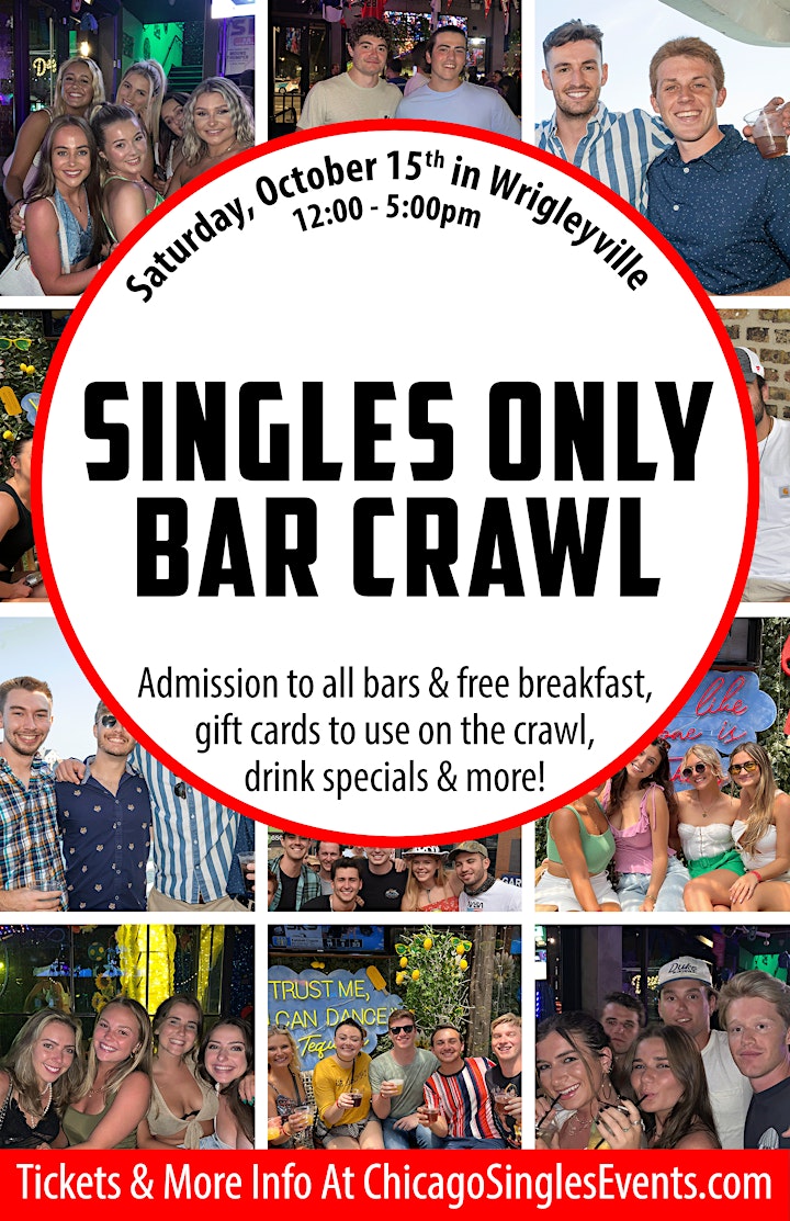 Singles Only Bar Crawl in Wrigleyville image