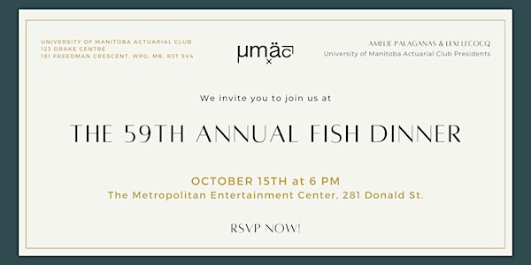 The 59th Annual Fish Dinner