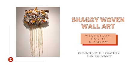 Shaggy Woven Wall Art - IN-PERSON CLASS