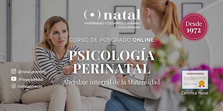 Imagen principal de Curso de Posgrado en Psicología Perinatal