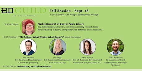 BD Guild Colorado Fall Session