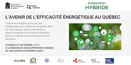 L'avenir de l'efficacité énergétique au Québec