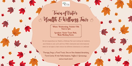 Town of Victor's Health & Wellness Fair