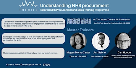 Understanding NHS Procurement – Tailored NHS Procurement and Sales Training