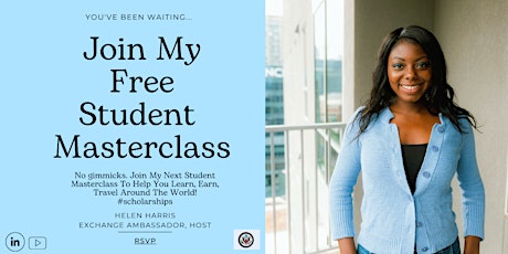 Student Masterclass - Learn, Earn, Travel Without Going Into Debt (FREE)