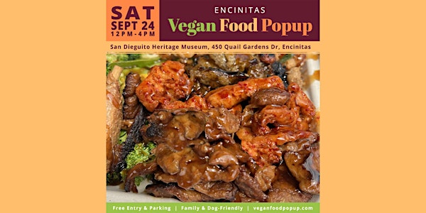 September 24th Encinitas Vegan Food Popup