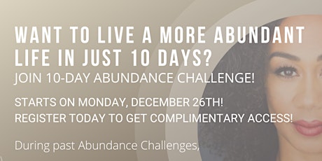 10-Day Abundance Challenge