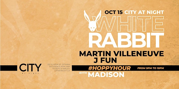 White Rabbit : Martin Villeneuve Record Release, w/ JFUN, Madison
