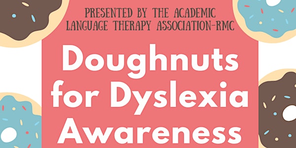 Donuts for Dyslexia Awareness