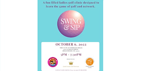 Swing & Sip Ladies Golf Clinic