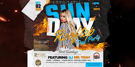 1ST SUNDAYS! ROOFTOP DAY PARTY