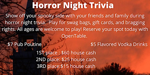 Horror Night Trivia