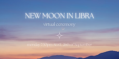 September New Moon Circle - Virtual