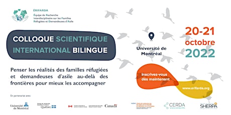 Colloque Scientifique International Bilingue - ÉRIFARDA 2022 primary image