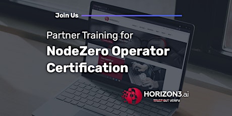 Virtual Training for NodeZero Operator Certification - Americas West