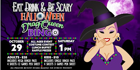 Halloween Drag Queen Bingo